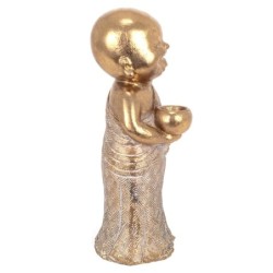 By SIGRIS Figura de Buda Dorado de Resina 20*8*8cm