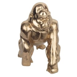 Signes Grimalt By SIGRIS - Figura Gorila Dorado de Resina | Figura de Gorila Figuras De Resina Para Jardin Figura Resina Decorac