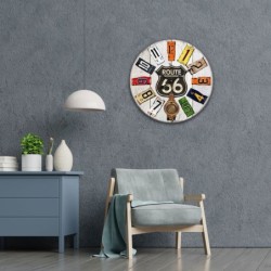 By SIGRIS Reloj Multicolor de MDF 59*5*59cm