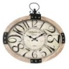 By SIGRIS Reloj Marrón de MDF 58*7*57cm