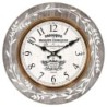 By SIGRIS Reloj Gris de MDF 34*4*34cm