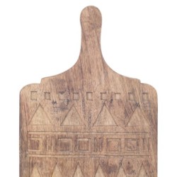 Signes Grimalt By SIGRIS - Tabla cortar con relieve Marrón de Madera | Tabla Tabla De Cortar Madera Tablas De Cortar Madera 1x1x