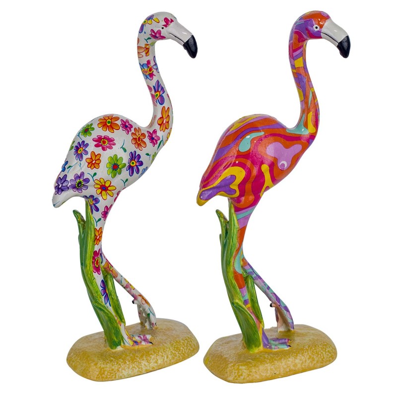 Signes Grimalt By SIGRIS - Figura Ave Gruidae 2 Uni. Multicolor de Resina | Figura de Animal Figuras De Resina Para Jardin 20x5x