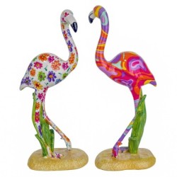 Signes Grimalt By SIGRIS - Figura Ave Gruidae 2 Uni. Multicolor de Resina | Figura de Animal Figuras De Resina Para Jardin 20x5x