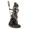 Signes Grimalt By SIGRIS - Figura Dios Del Norte Njord Dorado de Resina | Figura de Persona Figuras De Resina Para Jardin 25x9x1