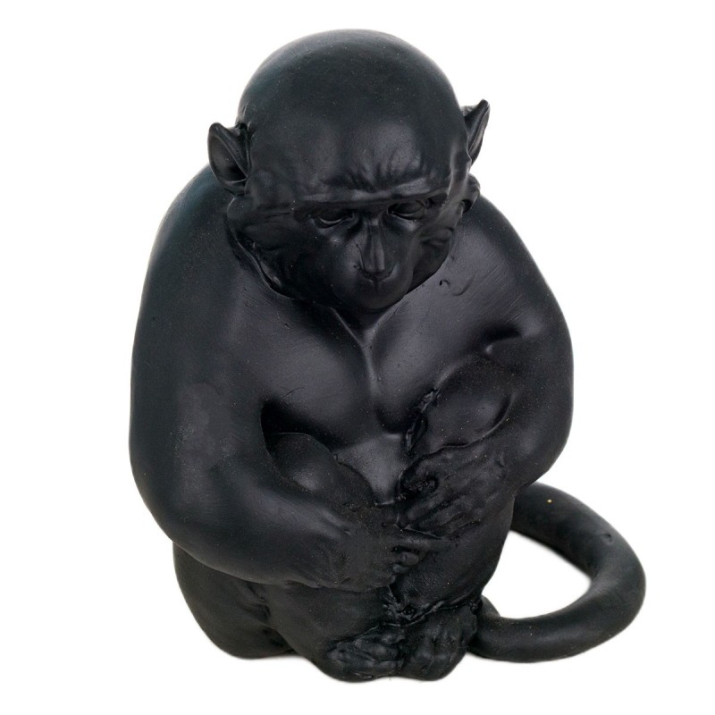 Signes Grimalt By SIGRIS - Figura Monos Negro de Resina | Figura de Mono Figuras Decoracion Figuras Decoracion Modernas 15x10x13