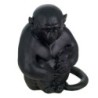 Signes Grimalt By SIGRIS - Figura Monos Negro de Resina | Figura de Mono Figuras Decoracion Figuras Decoracion Modernas 15x10x13