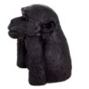 Signes Grimalt By SIGRIS - Busto Mono Negro de Resina | Figura de Mono Figuras Decoracion Figuras Decoracion Modernas 20x18x18cm