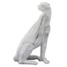 Signes Grimalt By SIGRIS - Figura Leopardo Blanco de Resina | Figura de Leopardo Figuras Decorativas Decoracion Salon 40x17x24cm