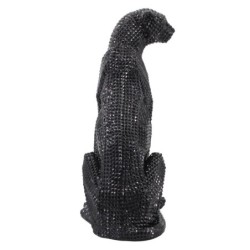 Signes Grimalt By SIGRIS - Figura Leopardo Negro de Resina | Figura de Leopardo Figuras Decorativas Decoracion Salon 53x27x34cm