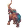 Signes Grimalt By SIGRIS - Figura Elefante Rojo de Resina | Figura de Elefante Figuras Decorativas Decoracion Salon 25x10x20cm