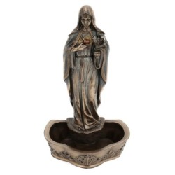 Signes Grimalt By SIGRIS - Figura Corazón Inmaculado Dorado de Resina | Figura de Persona Figuras De Resina Para Jardin Figura R