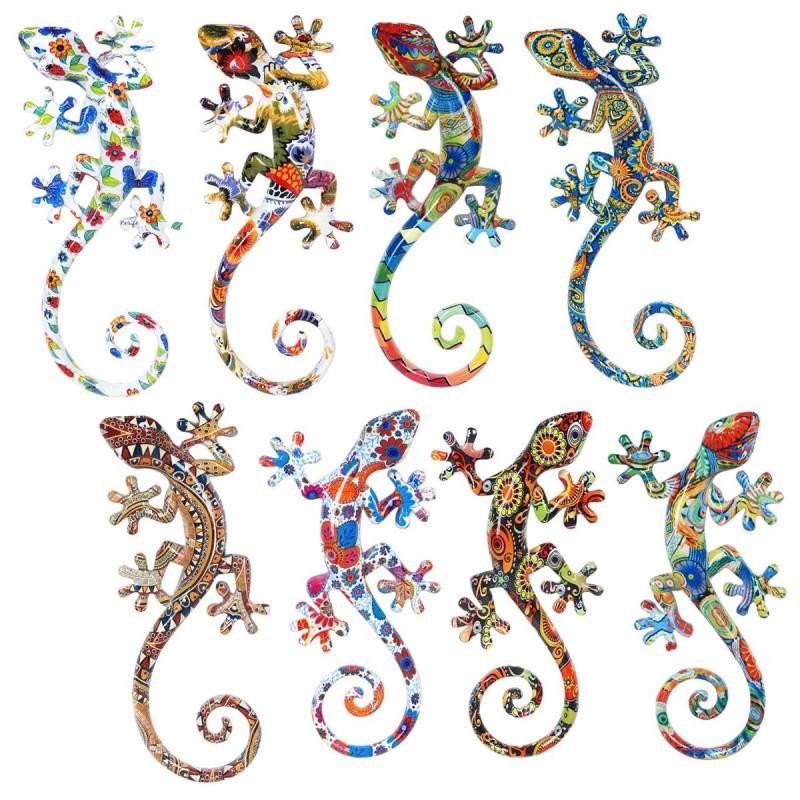 By SIGRIS Lagartos Geckos Estampados Grandes Incluye 8 Unidades Figuras Animales Colección Varios Signes Grimalt Decor And Go