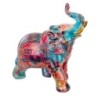 Signes Grimalt By SIGRIS - Figura Elefante Rojo de Resina | Figura de Elefante Figuras Decorativas Decoracion Salon 10x5x10cm