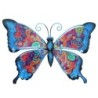 Signes Grimalt By SIGRIS - Adorno Pared Mariposa Azul de Metal Y Cristal | Figura de Animal Figuras De Resina Para Jardin cm