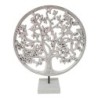 Signes Grimalt By SIGRIS - Adorno con base Árbol Vida Blanco de Mdf | Figura Figuras Decorativas Decoracion Salon 37x8x30cm