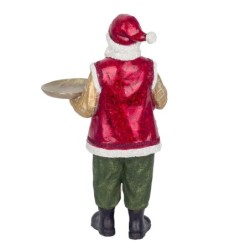 Signes Grimalt By SIGRIS - Figura Papa Noel Rojo de Resina | Figura de Navidad Figura Navidad Figuras De Navidad 35x16x19cm