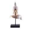 Signes Grimalt By SIGRIS - Figura Buda con Base Dorado de Resina | Figura de Buda Figuras De Resina Para Jardin Figura Resina De