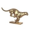 Signes Grimalt By SIGRIS - Figura Jaguar con base Dorado de Resina | Figura Figuras Decorativas Decoracion Salon 21x8x46cm