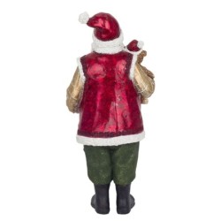 Signes Grimalt By SIGRIS - Figura Papa Noel Rojo de Resina | Figura de Navidad Figura Navidad Figuras De Navidad 27x9x12cm