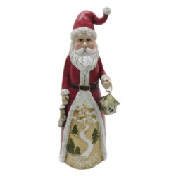 Signes Grimalt By SIGRIS - Figura Papa Noel Rojo de Resina | Figura de Navidad Figura Navidad Figuras De Navidad 27x9x10cm