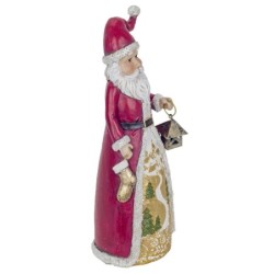 Signes Grimalt By SIGRIS - Figura Papa Noel Rojo de Resina | Figura de Navidad Figura Navidad Figuras De Navidad 27x9x10cm