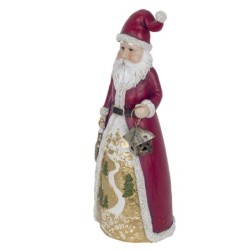 Signes Grimalt By SIGRIS - Figura Papa Noel Rojo de Resina | Figura de Navidad Figura Navidad Figuras De Navidad 27x9x10cm