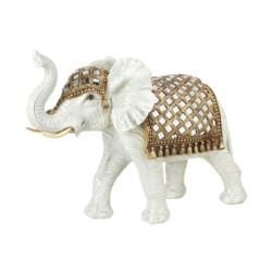 Signes Grimalt By Sigris - Figuras Decorativas | Figura Decorativa Elefante  - 26,5 x 14 x 34  cm Resina | Color: Blanco