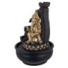 Signes Grimalt By SIGRIS - Fuente ganesha con luz Dorado de Resina | Fuente Fuente Con Buda Fuente Decorativa 41x27x27cm