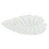 Signes Grimalt By SIGRIS - Plato en forma de Hoja Blanco de Mdf | Figura Figuras Decorativas Decoracion Salon 2x28x31cm