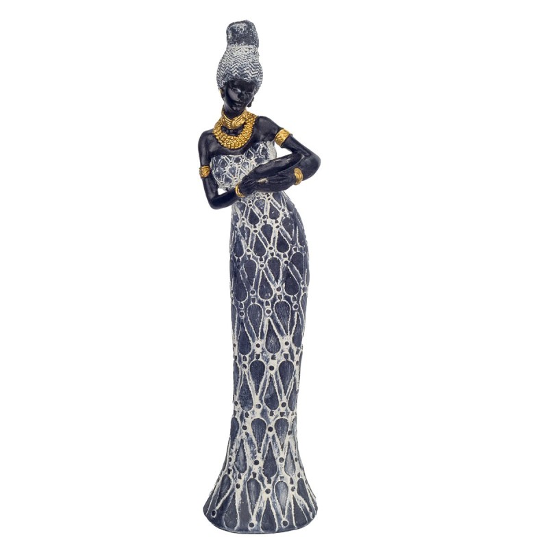 Signes Grimalt By SIGRIS - Figura Africana Negro de Resina | Figura de Africana Figuras Decorativas Decoracion Salon cm