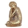 Signes Grimalt By SIGRIS - Figura Buda Sentado Dorado de Resina | Figura de Buda Figuras De Resina Para Jardin Figura Resina Dec