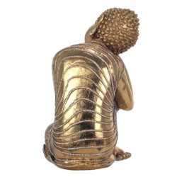 Signes Grimalt By SIGRIS - Figura Buda Sentado Dorado de Resina | Figura de Buda Figuras De Resina Para Jardin Figura Resina Dec