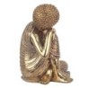 Signes Grimalt By SIGRIS - Figura Buda Sentado Dorado de Resina | Figura de Buda Figuras De Resina Para Jardin Figura Resina Dec