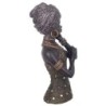 Signes Grimalt By Sigris - Figuras Decorativas | Figura Africana - Figuras de Resina - 28 x 12 x 12  cm | Color: Dorado