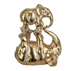 Signes Grimalt By SIGRIS - Figura Elefante Dorado de Resina | Figura de Elefante Figuras De Resina Para Jardin Figura Resina Dec