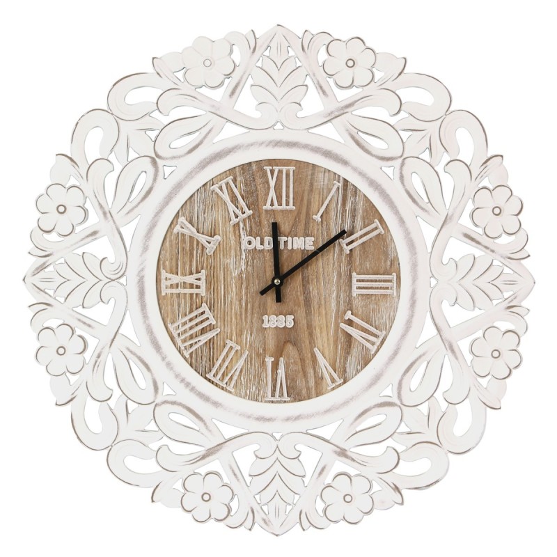 Signes Grimalt By SIGRIS - Reloj Pared mosaico Blanco de Mdf | Reloj Reloj Vintage Pared Reloj Pared Vintage 60x5x60cm