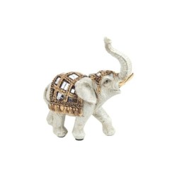 Signes Grimalt By Sigris - Figuras Decorativas | Figura Decorativa Elefante  - 12 x 5 x 11  cm Resina | Color: Blanco