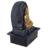 Signes Grimalt By SIGRIS - Fuente buda con luz Dorado de Resina | Fuente Fuente Con Buda Fuente Decorativa 37x22x30cm