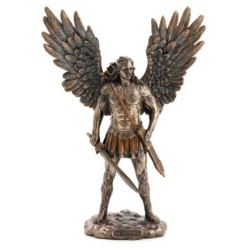 Signes Grimalt By SIGRIS - Figura San Miguel Espada Dorado de Resina | Figura de Persona Figuras De Resina Para Jardin Figura Re