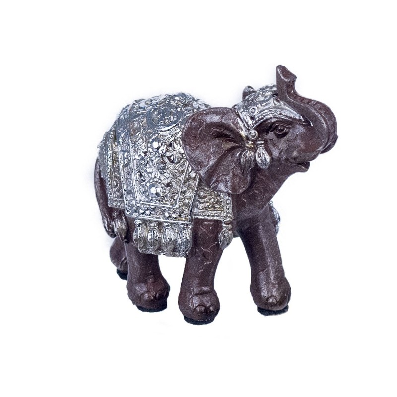 By SIGRIS Figura Elefante Negro de Resina 9X8X10cm Figura de Elefante Decoración Hogar Figuras De Resina Para Jardin