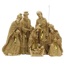 Signes Grimalt By SIGRIS - Figura Nacimiento Jesús Dorado de Resina | Nacimiento Figuras De Resina Para Jardin Figura Resina Dec