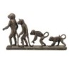 Signes Grimalt By SIGRIS - Figura evolución del mono Negro de Resina | Figura de Persona Figuras De Resina Para Jardin Figura Re