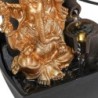 Signes Grimalt By SIGRIS - Fuente Dios Ganesha Dorado de Resina | Fuente Budas De La Suerte Buda Suerte 18x13x13cm