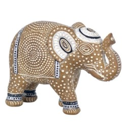 Signes Grimalt By SIGRIS - Figura Elefante Marrón de Resina | Figura de Elefante Figuras De Resina Para Jardin Figura Resina Dec