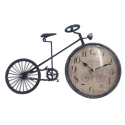 Signes Grimalt By SIGRIS - Reloj Bicicleta Vintage Negro de Metal | Reloj Sobremesa Reloj Sobremesa Vintage Relojes Decorativos