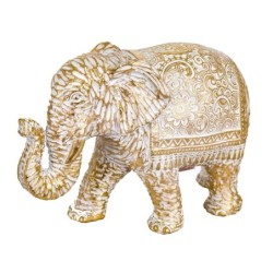 Signes Grimalt By SIGRIS - Figura Elefante Dorado de Resina | Figura de Elefante Figuras De Resina Para Jardin Figura Resina Dec