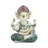 Signes Grimalt By Sigris - Figuras Decorativas | Figura Dios Ganesha Resina - 22,5 x 10 x 18  cm | Color: Blanco