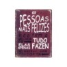 By SIGRIS Placa Pared Pessoas Felizes Adorno Pared Placas Metal Colección Industrial Signes Grimalt Decor And Go