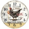 Signes Grimalt By SIGRIS - Reloj Gallina Blanco de Mdf | Reloj Reloj Vintage Pared Reloj Pared Vintage 34x4x34cm